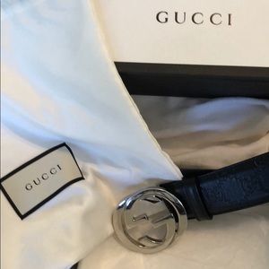 Gucci Belt: Size 95 with holes, fits like an 80
